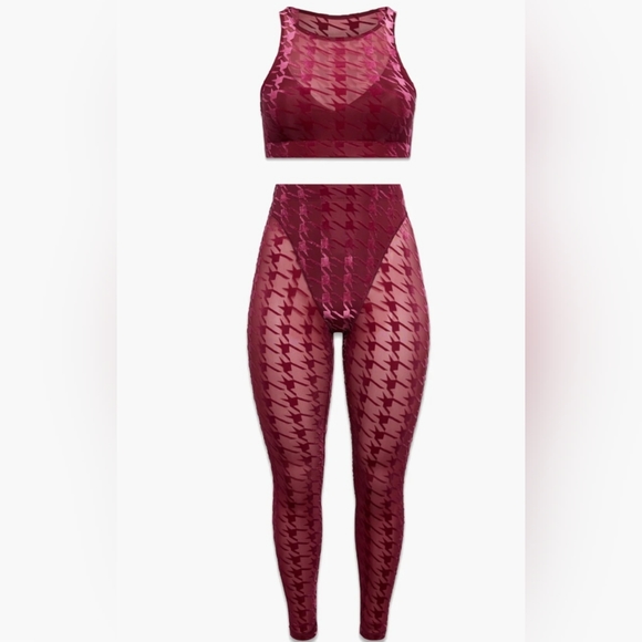 Savage x fenty houndstooth 2 piece set - Picture 12 of 14